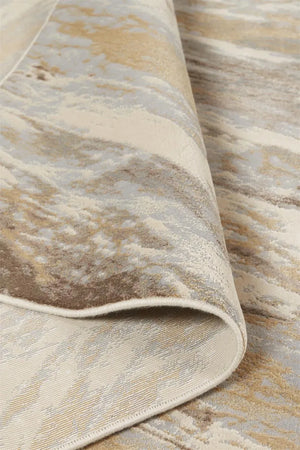 Parker 3704F Tan/Blue Rug