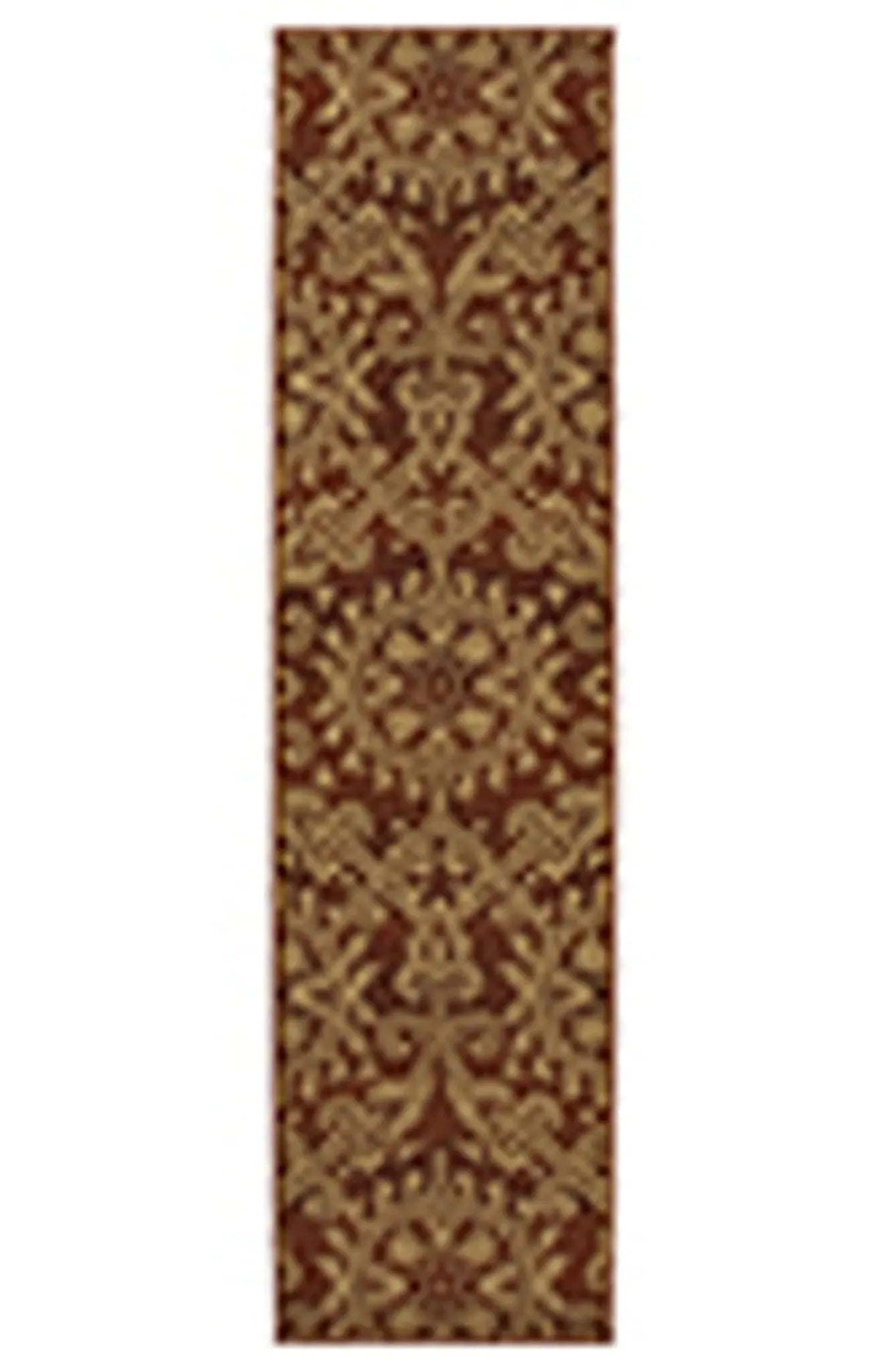 Parker 5840B Rust / Beige Rug