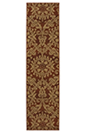 Parker 5840B Rust / Beige Rug