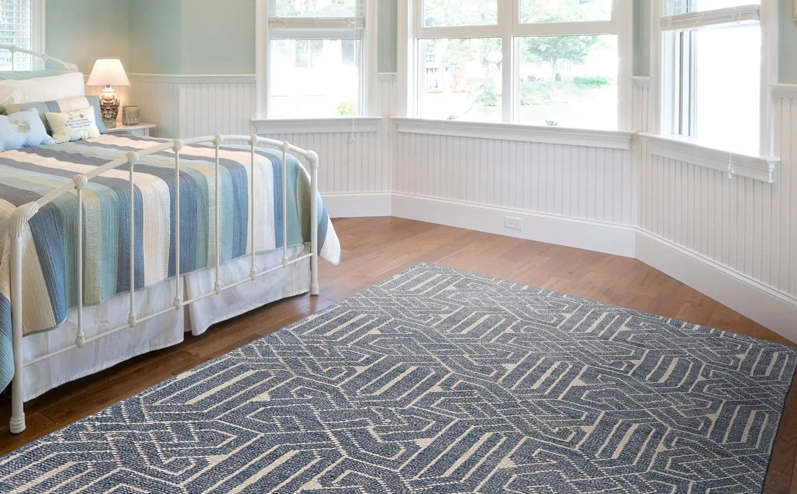 Parker I11I6051 Blue/Ivory Rug