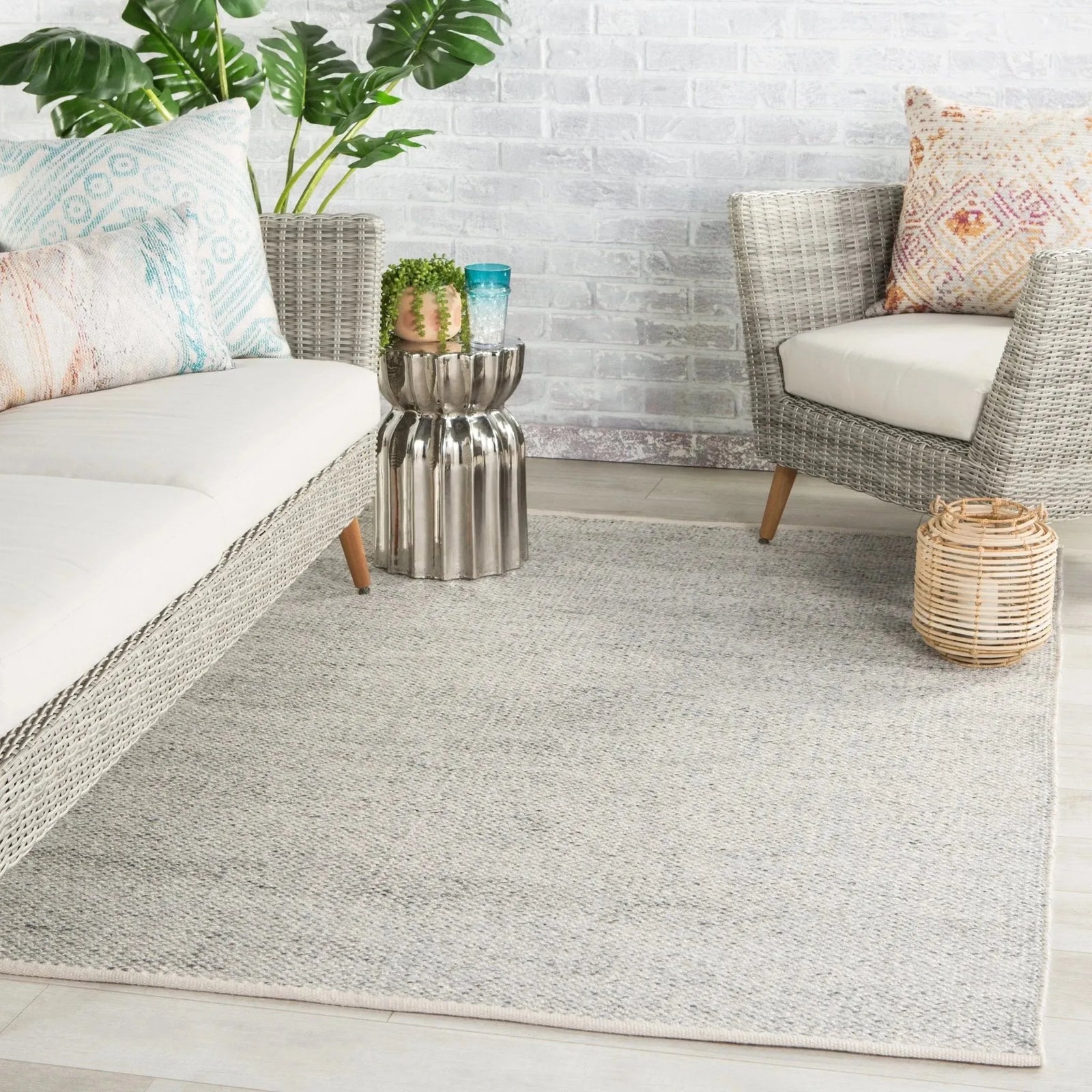 Pasadena Psd01 Lamanda Light Gray/Ivory Rug