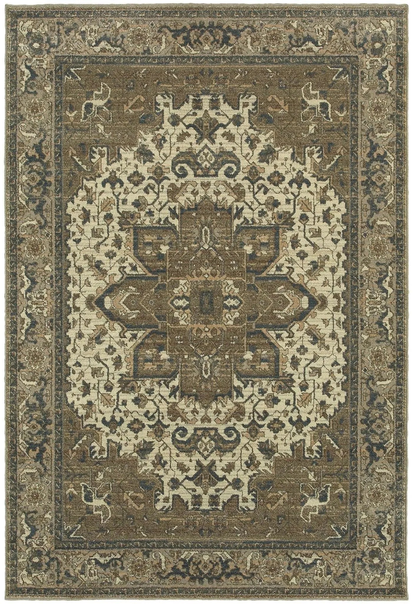 Pasha 5991d Ivory/ Grey Rug