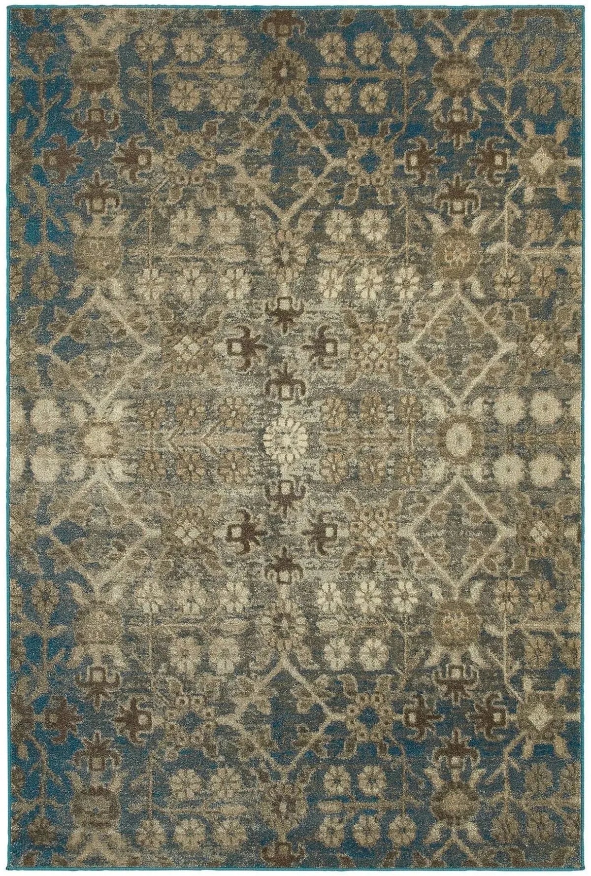 Pasha 8020l Beige/ Blue Rug