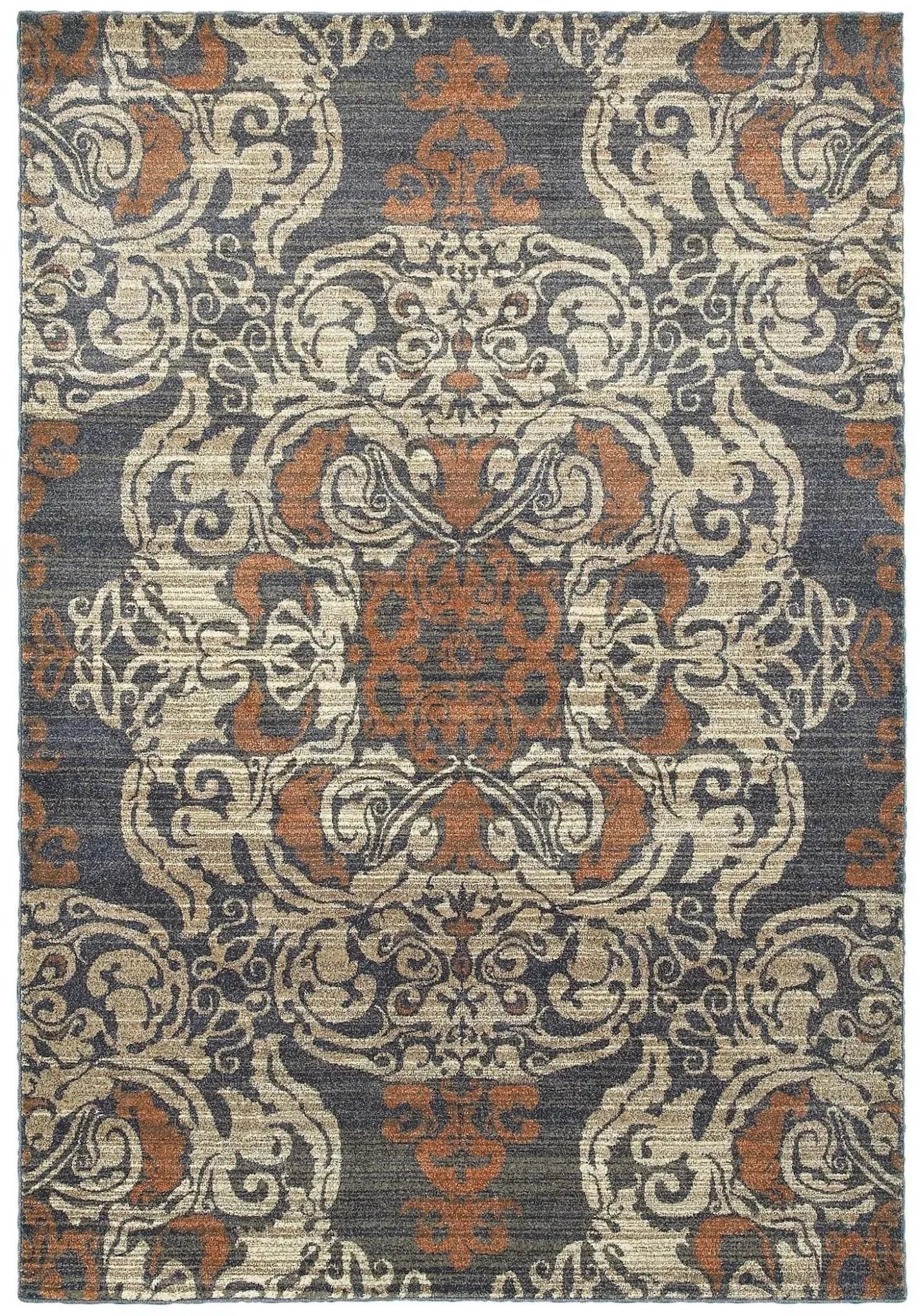 Pasha 8022k Blue/ Rust Rug