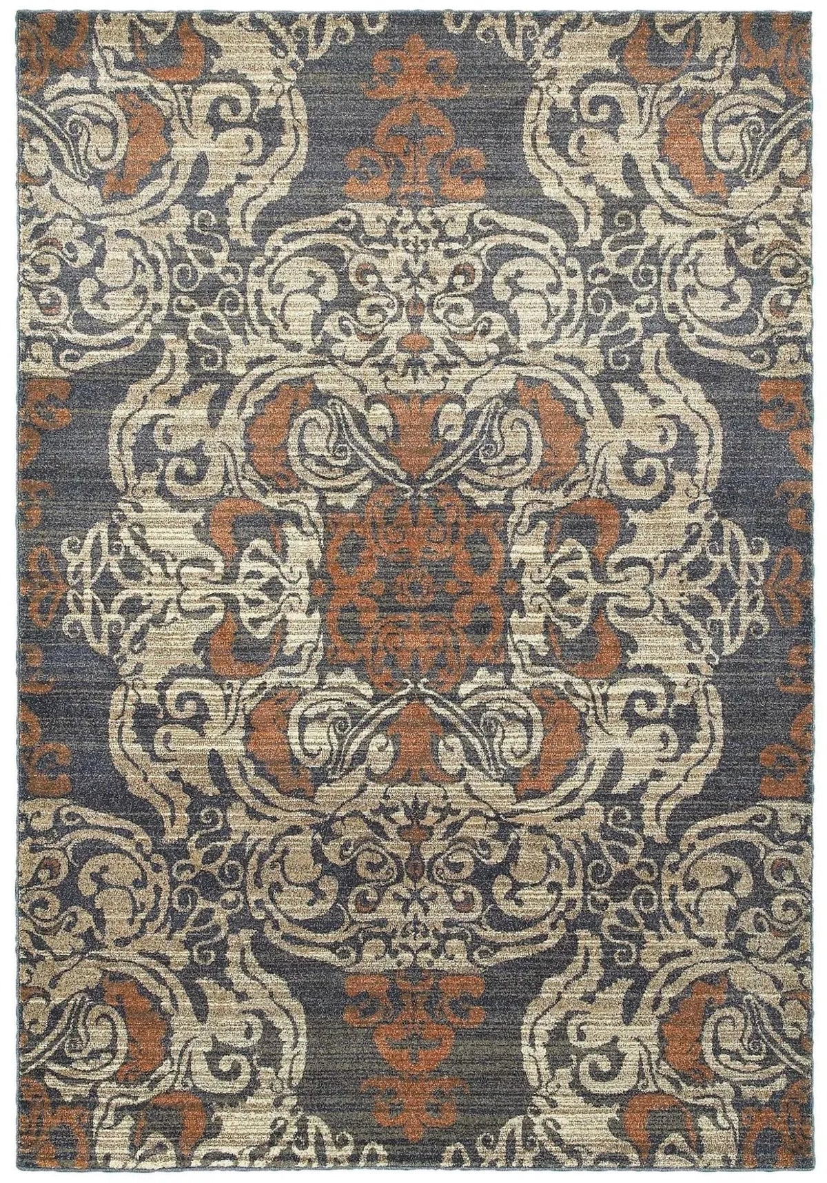 Pasha 8022k Blue/ Rust Rug