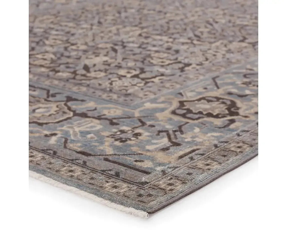 Pasha PSH07 Dark Taupe/Blue Rug