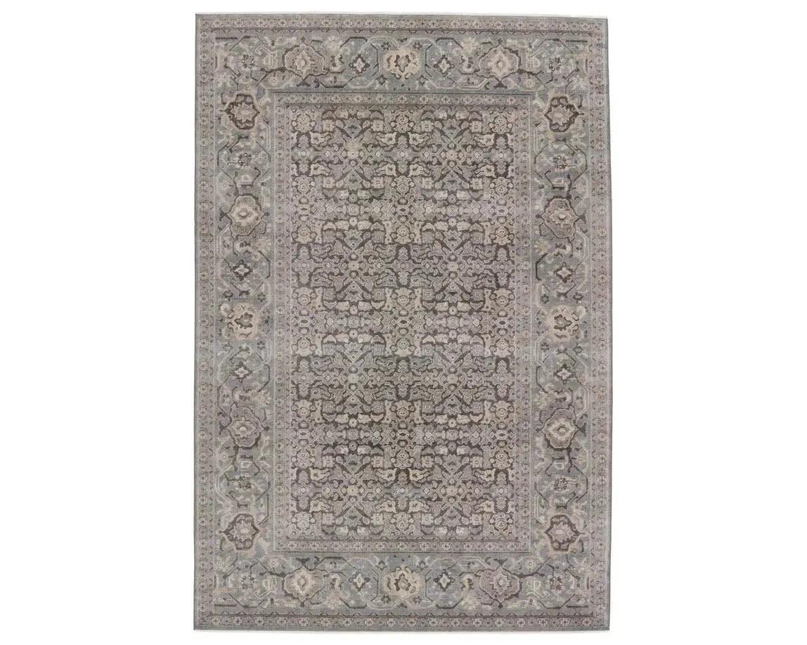 Pasha PSH07 Dark Taupe/Blue Rug