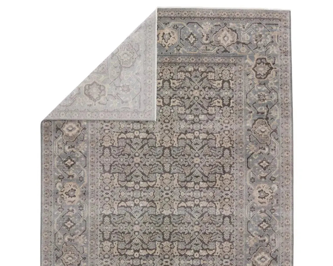 Pasha PSH07 Dark Taupe/Blue Rug