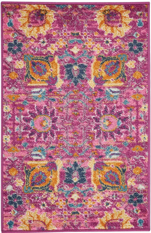 Passion PSN01 Fuchsia Rug