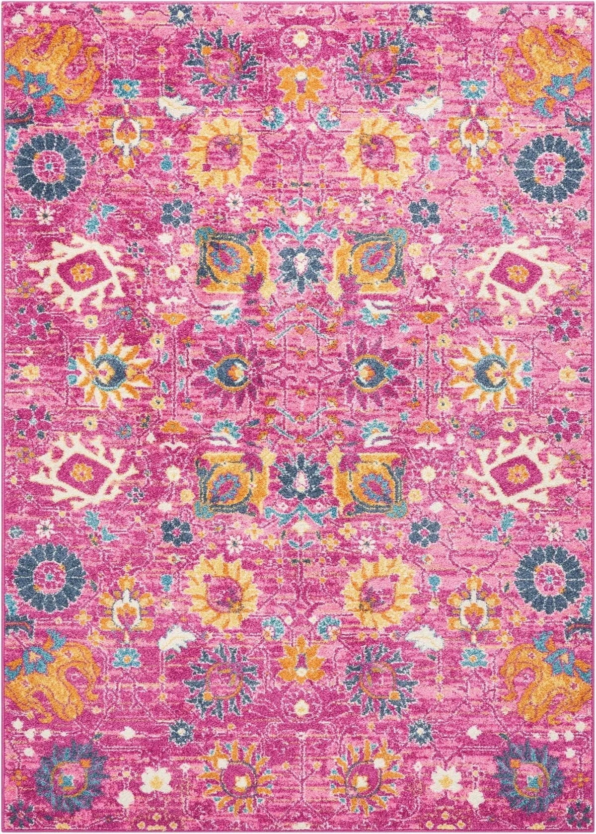 Passion PSN01 Fuchsia Rug