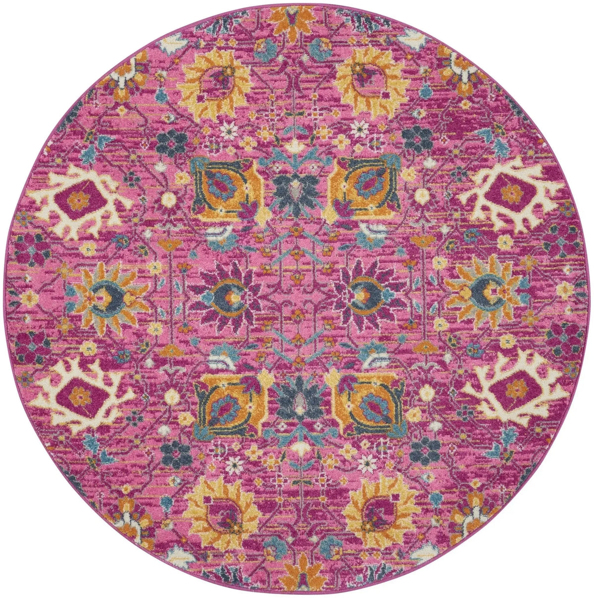 Passion PSN01 Fuchsia Rug
