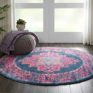 Passion Psn03 Blue Rug