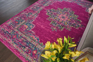 Passion Psn03 Fuchsia Rug