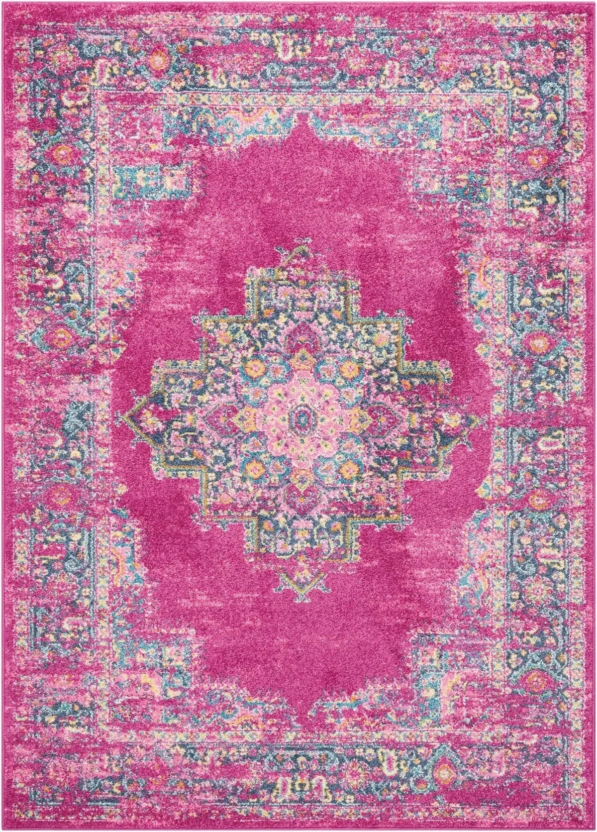 Passion Psn03 Fuchsia Rug