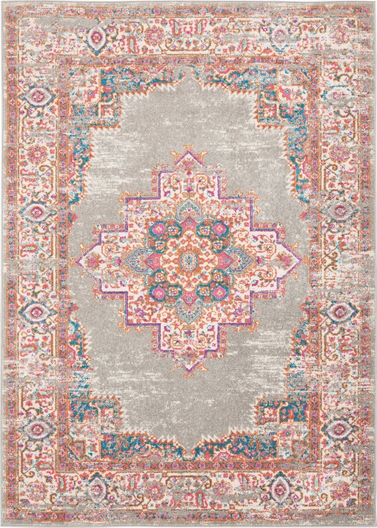Passion Psn03 Grey Rug