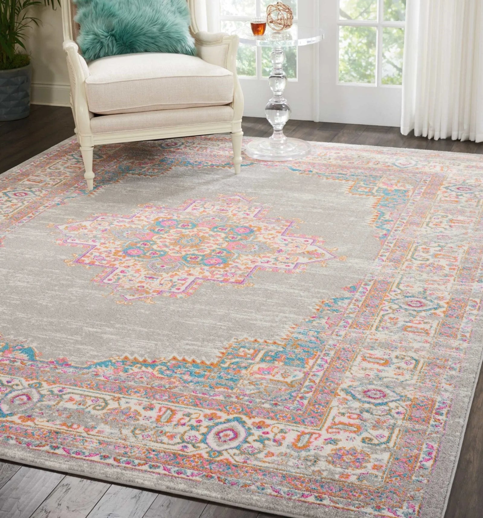 Passion Psn03 Grey Rug