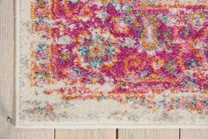 Passion Psn03 Ivory Fuchsia Rug