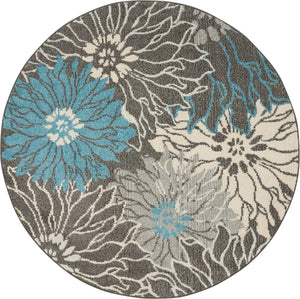 Passion PSN17 Charcoal/Blue Rug