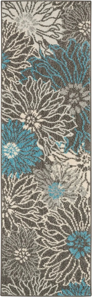 Passion PSN17 Charcoal/Blue Rug