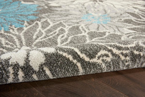 Passion PSN17 Charcoal/Blue Rug
