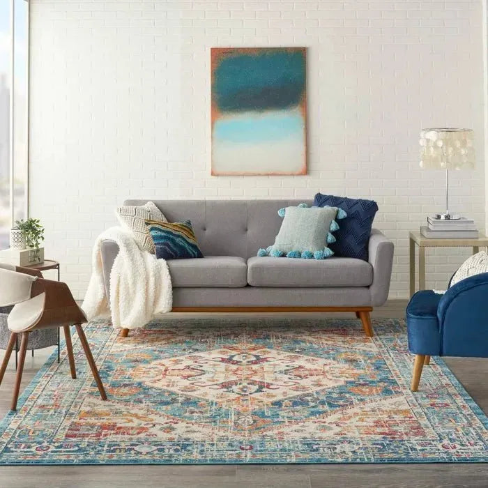 Passion PSN23 Ivory/Light Blue Rug