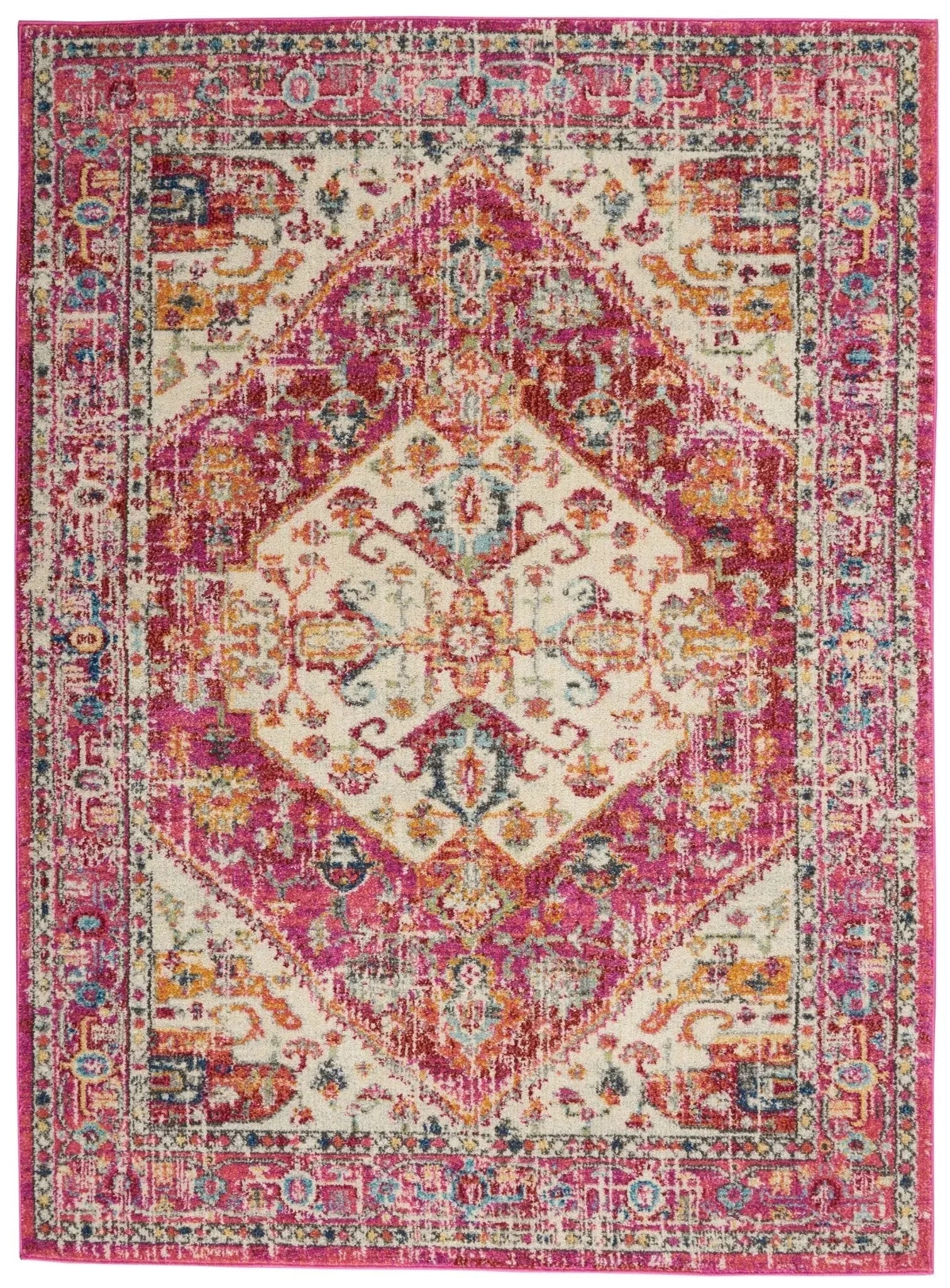Passion PSN23 Ivory/Pink Rug