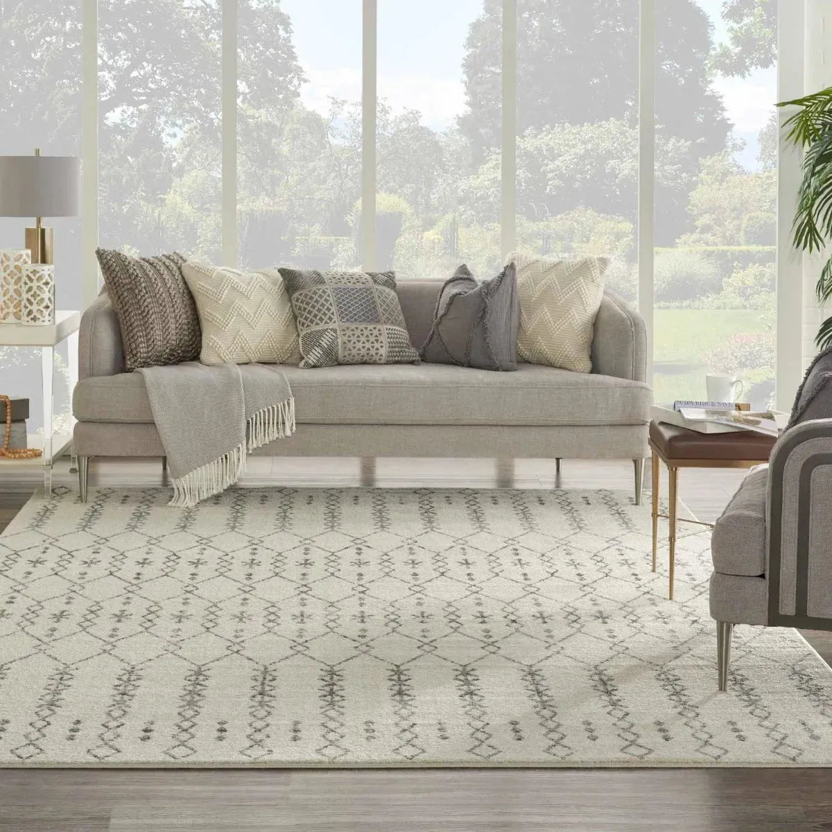 Passion PSN40 Ivory/Grey Rug
