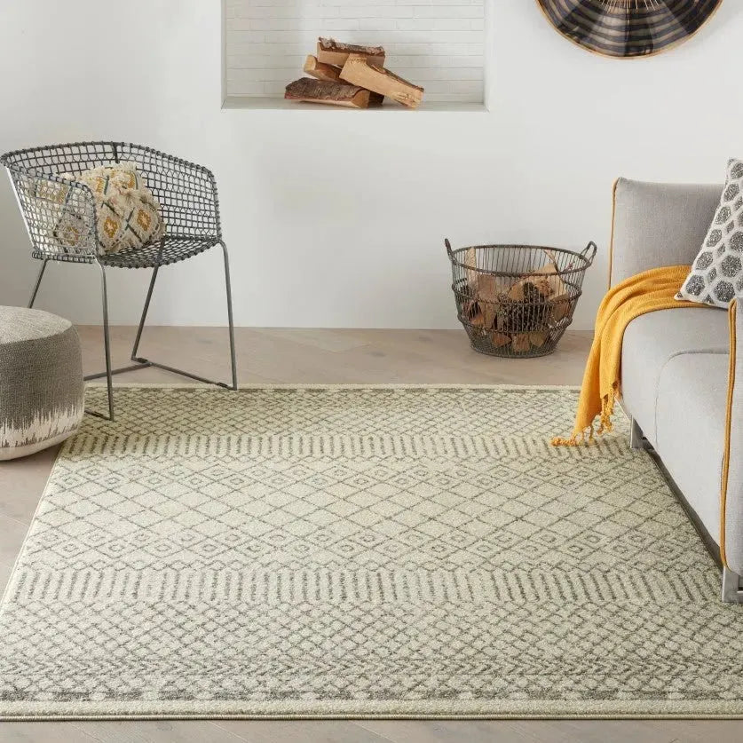 Passion Psn42 Ivory Grey Rug