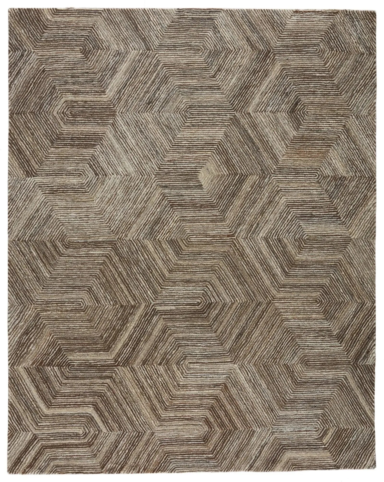 Pathways By Verde Home Pvh05 Rome Brown/Light Gray Rug