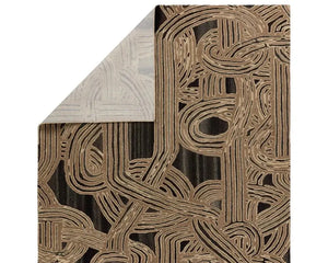 Pathways PVH13 Black/Grey Rug