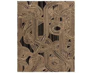 Pathways PVH13 Black/Grey Rug