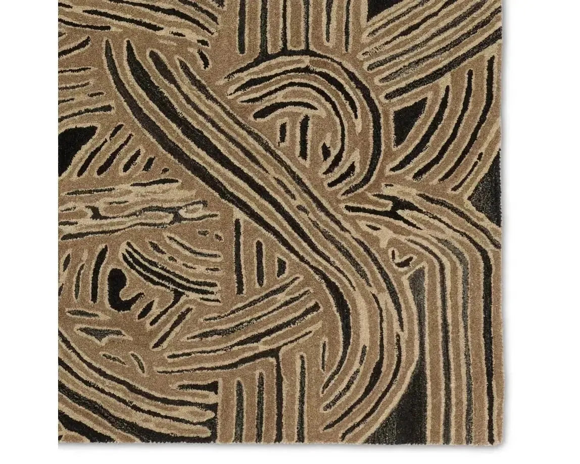 Pathways PVH13 Black/Grey Rug