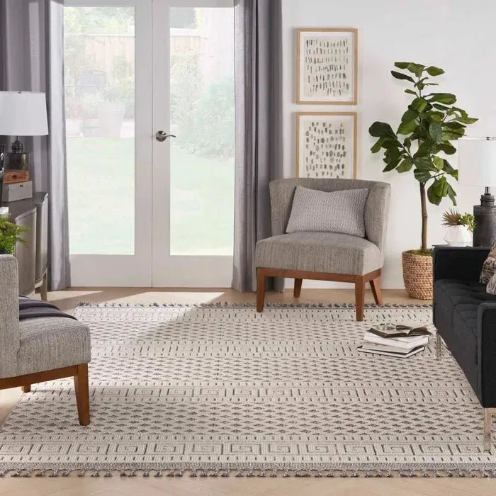 Paxton PAX05 Ivory/Grey Rug