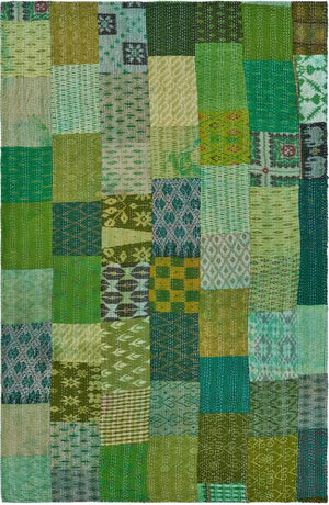 Peacock Kantha LR80156 Throw Blanket