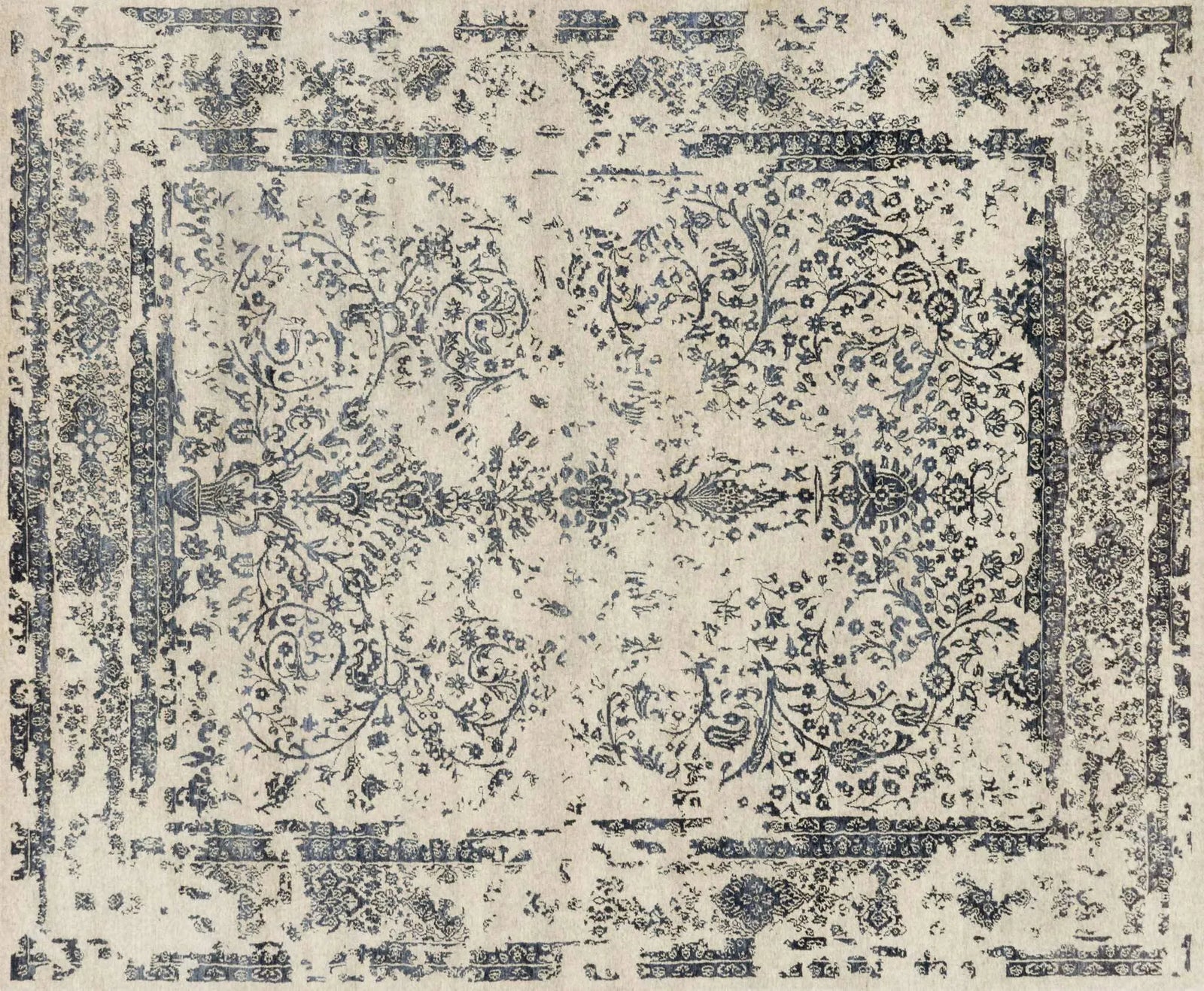 Pearl PU 02 Heather Gray / Navy Rug