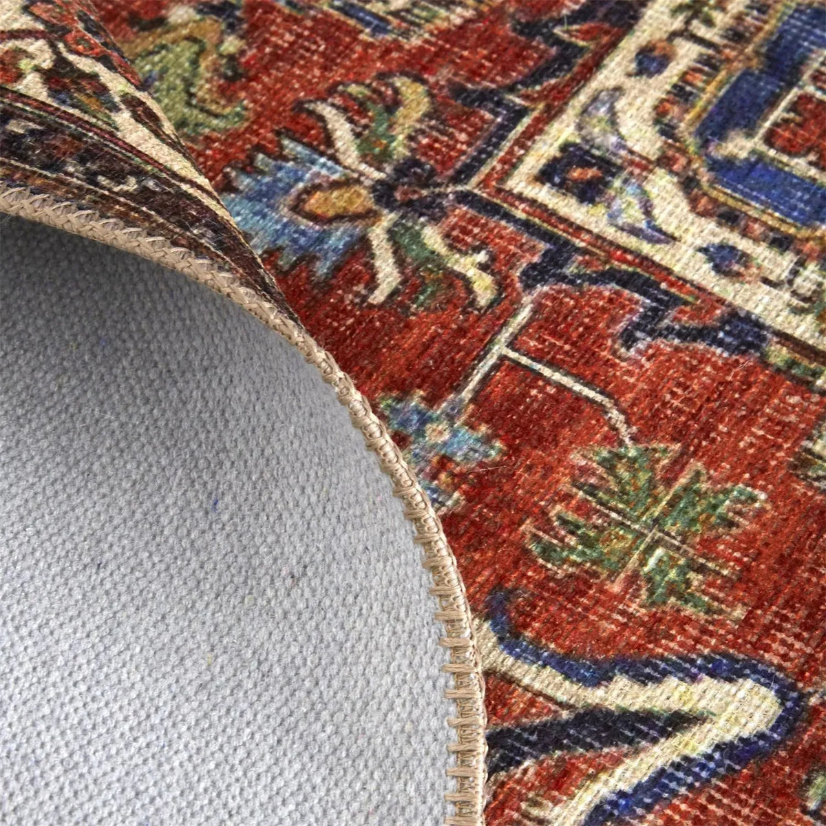 Percy 39Ahf Rust/Blue Rug