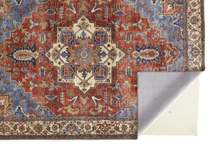Percy 39Ahf Rust/Blue Rug