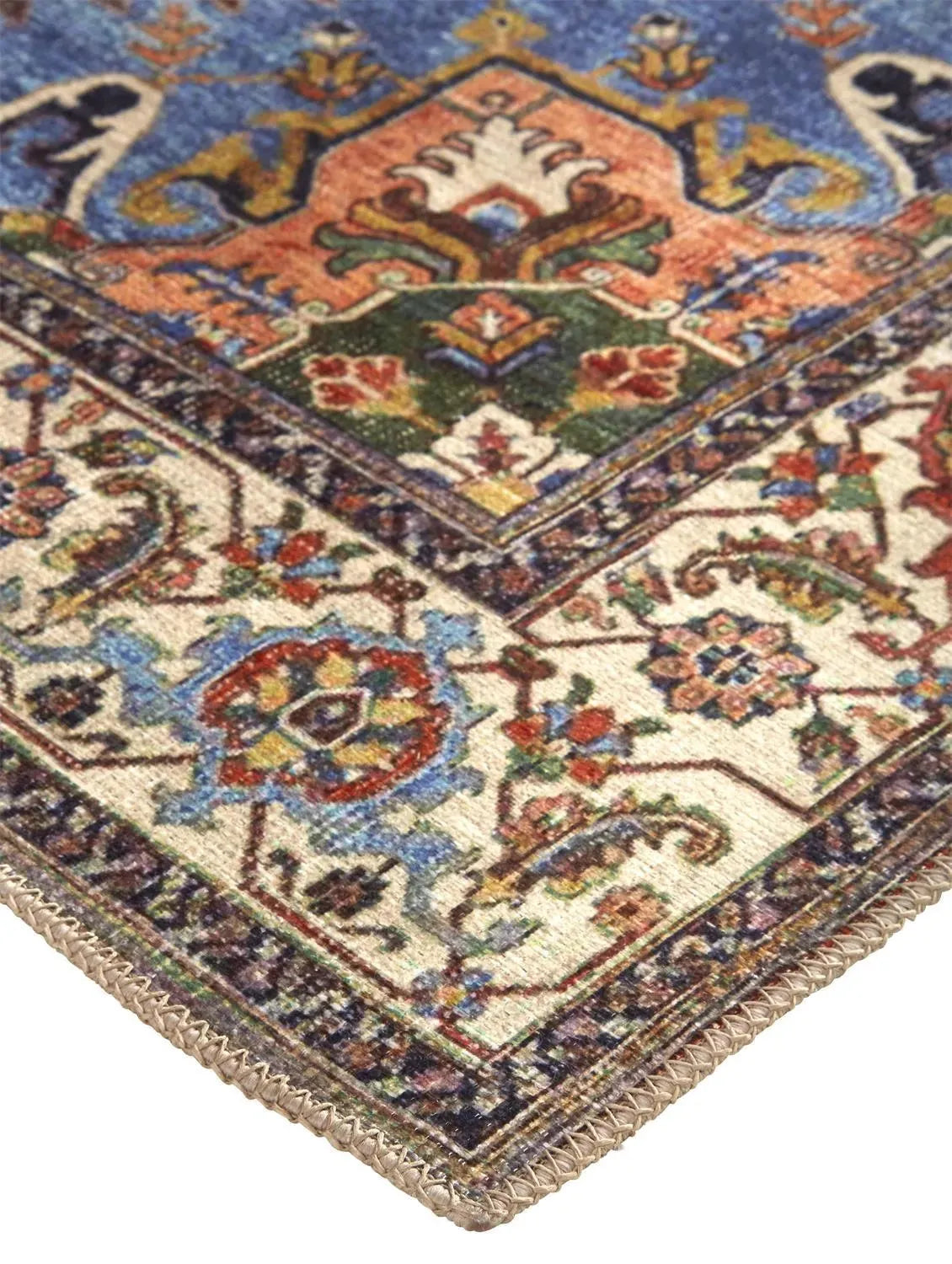 Percy 39Ahf Rust/Blue Rug