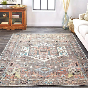 Percy 39Ajf Pink/Gray Rug