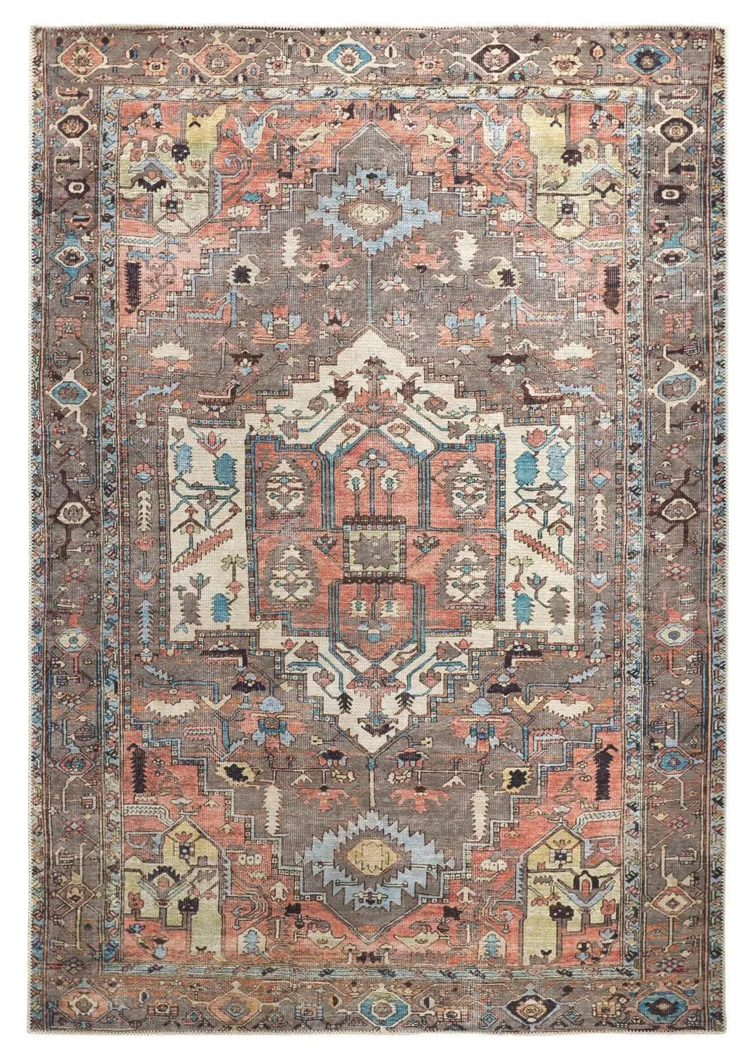 Percy 39Ajf Pink/Gray Rug
