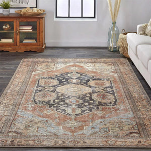 Percy 39Alf Orange/Pink Rug