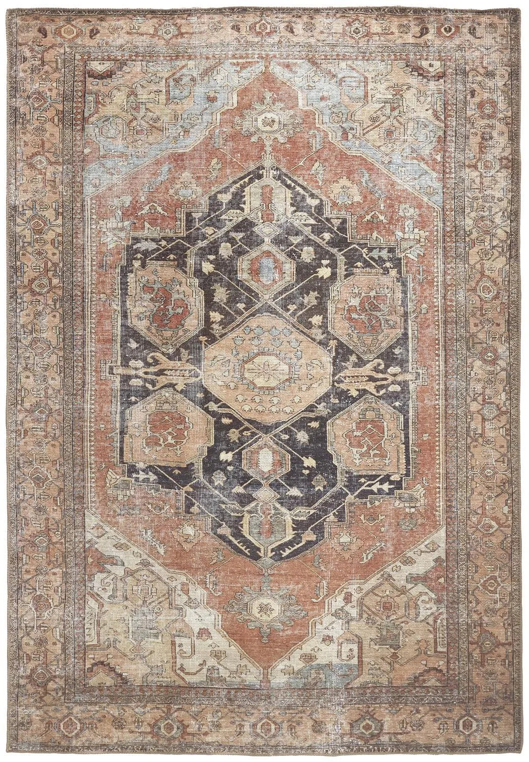 Percy 39Alf Orange/Pink Rug