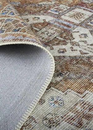 Percy 39Anf Rust/Blue Rug