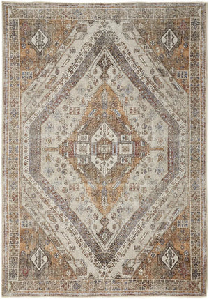 Percy 39Anf Rust/Blue Rug