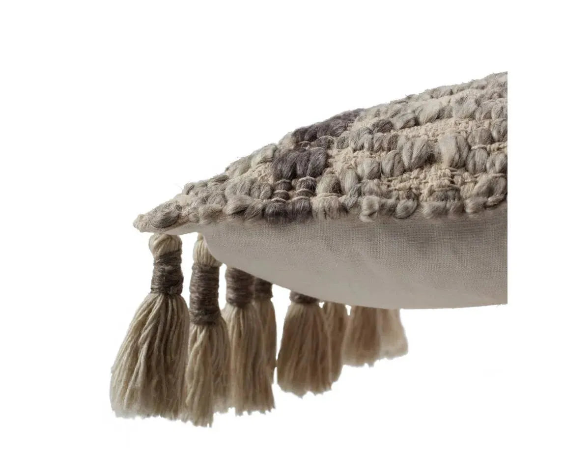 Perlah PER01 Light Grey/Ivory Pillow