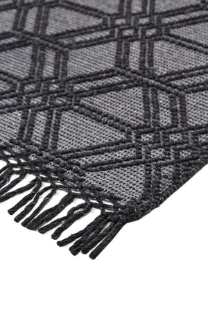 Phoenix 0807F Gray/Black Rug