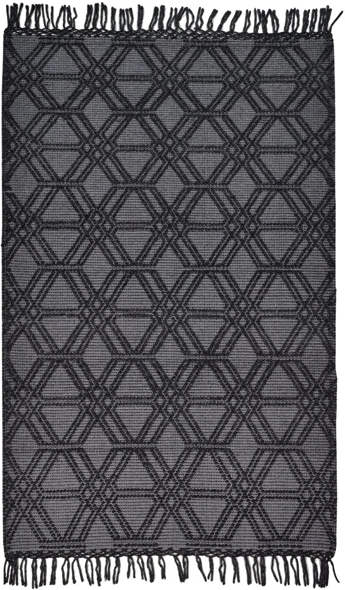Phoenix 0807F Gray/Black Rug