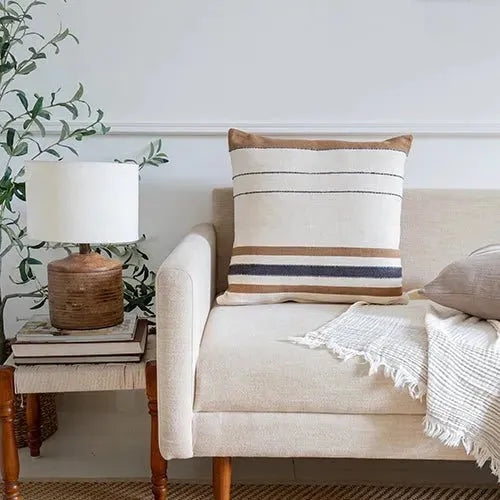 Pillow 08501PIB Pistachio/Brown Pillow