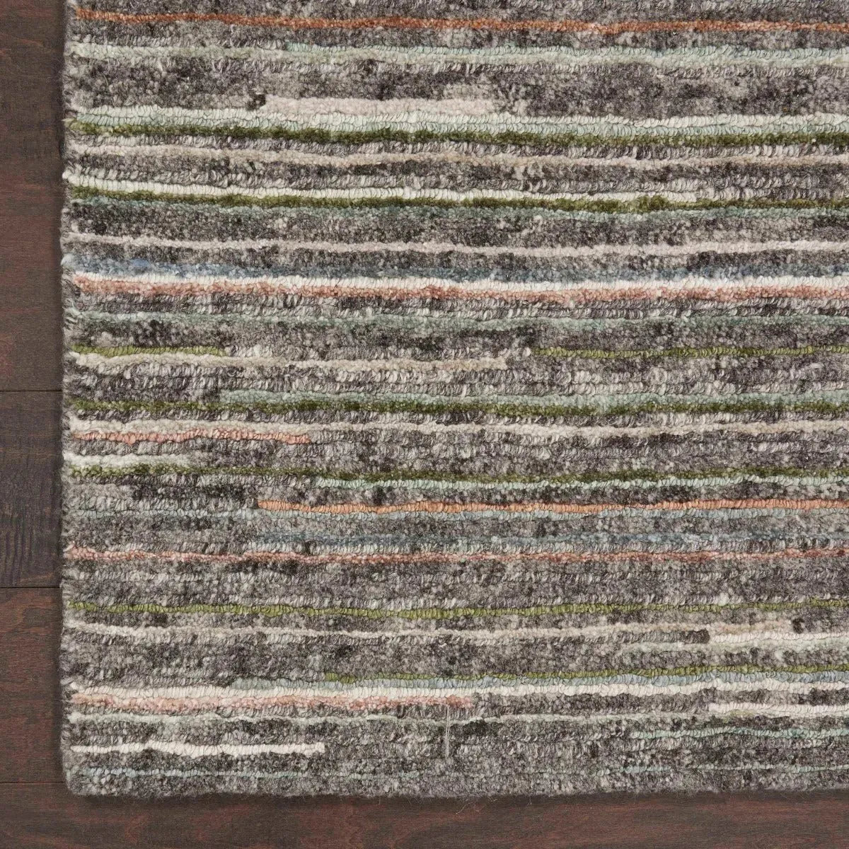 Plateau Pae01 Grey/Green Rug