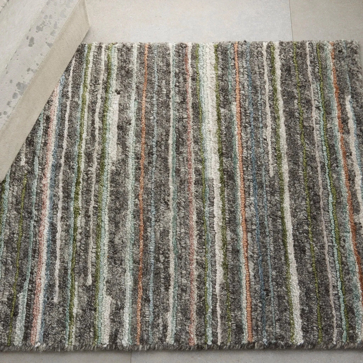 Plateau Pae01 Grey/Green Rug